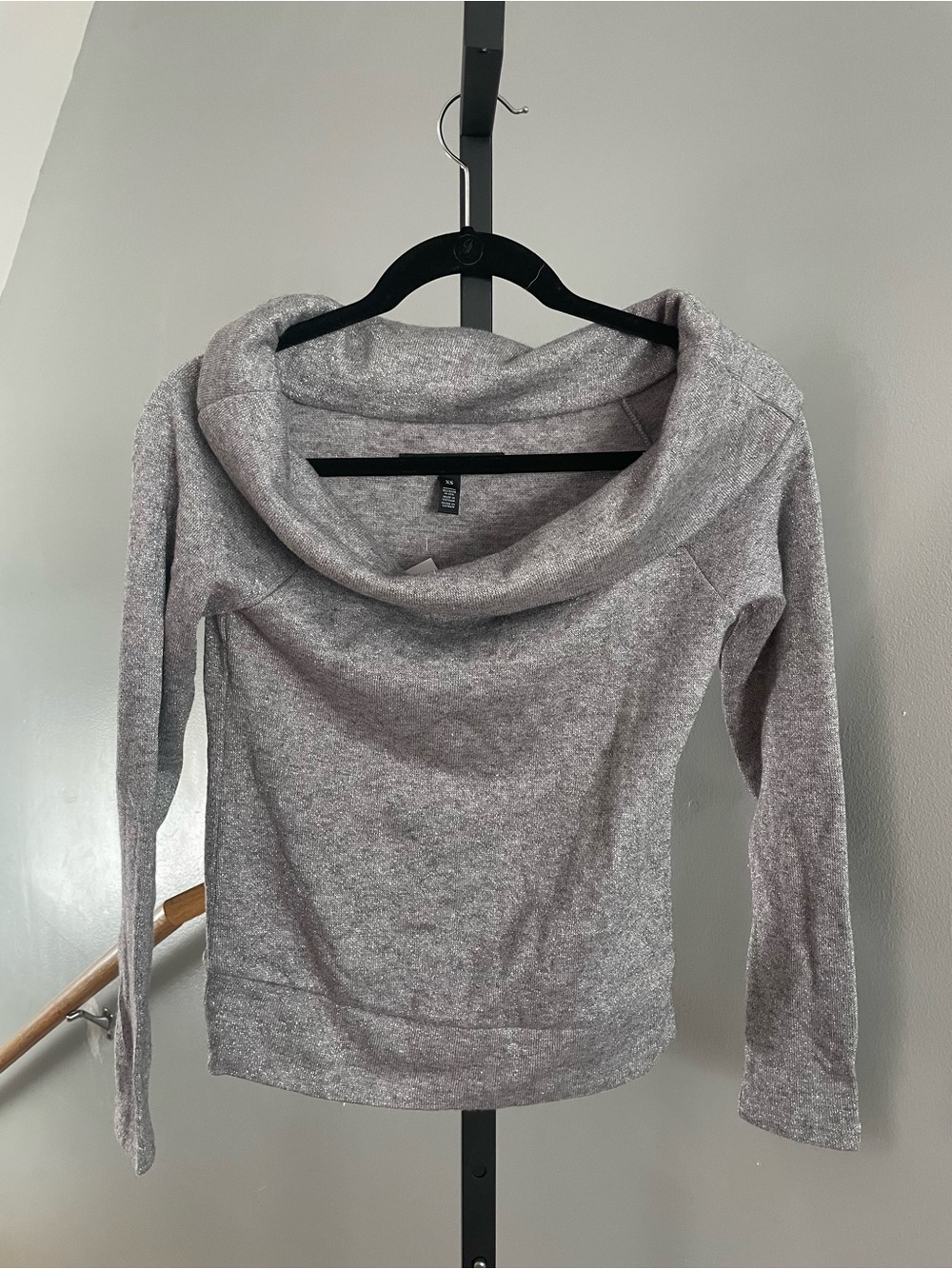 NWT White House Black Market Metallic Sweater Size XS